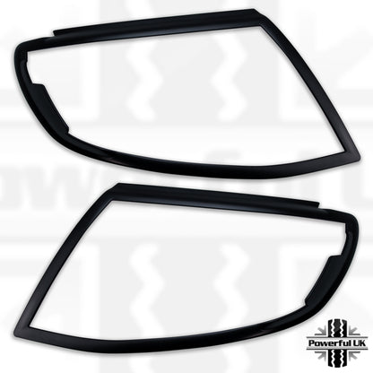 Headlight Surrounds - Matt Black - for Ford Ranger 2012-2015