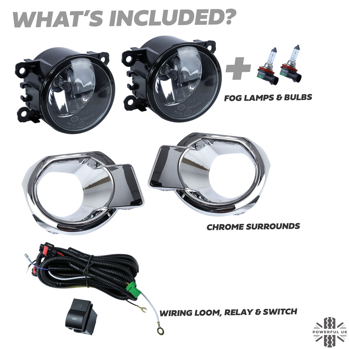 Fog Light Kit for Ford Ranger 2012-15 (T6)