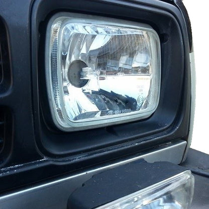 Crystal Square Headlights Daihatsu Fourtrak (Pair) with E Mark - RHD