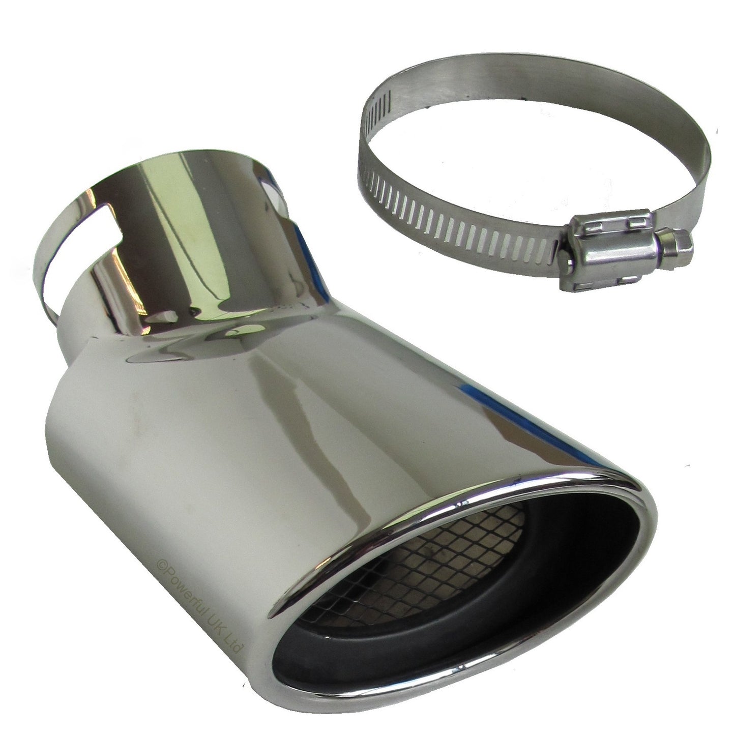 Stainless Steel Exhaust Trim for Land Rover Freelander 2 - Single Sport Tailpipe