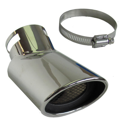 Stainless Steel Exhaust Trim for Land Rover Freelander 2 - Single Sport Tailpipe