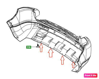 4x Clips (6.3x22mm Plastic Push Pin type) for Land Rover Freelander 2 - Genuine