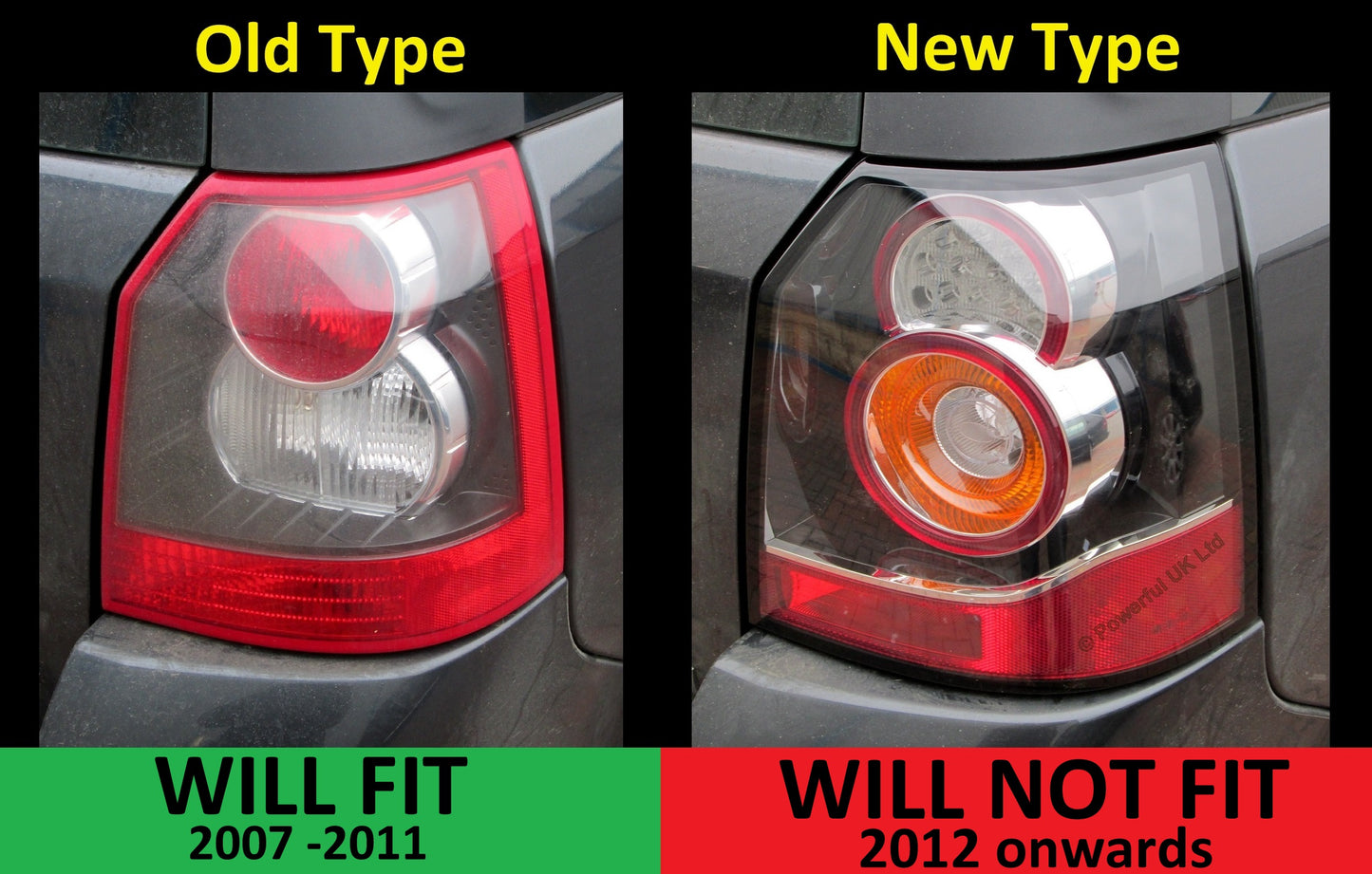 Rear Light Guards - Genuine - for Land Rover Freelander 2