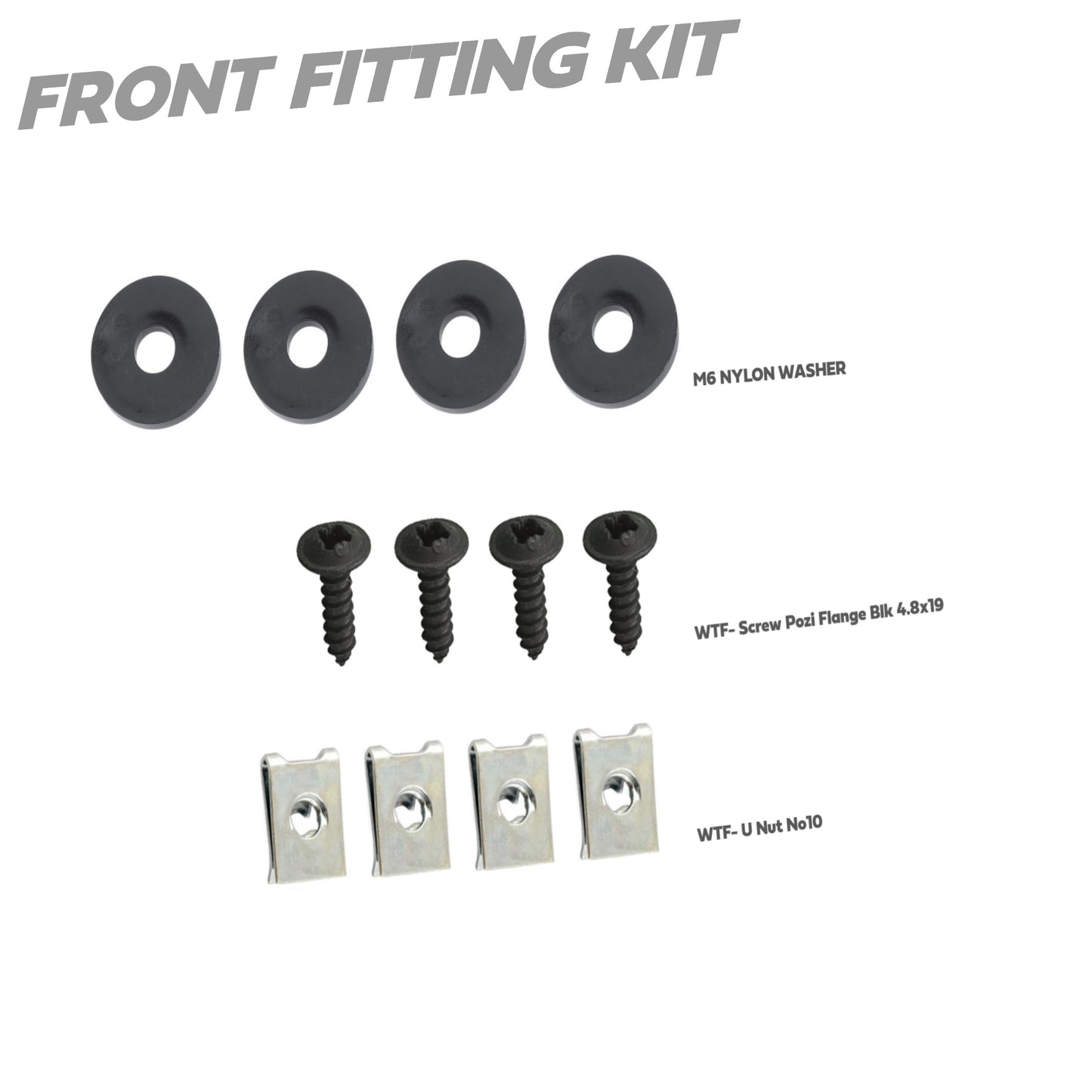 Front & Rear Mudflap Kit for Range Rover Sport L320 - Aftermarket