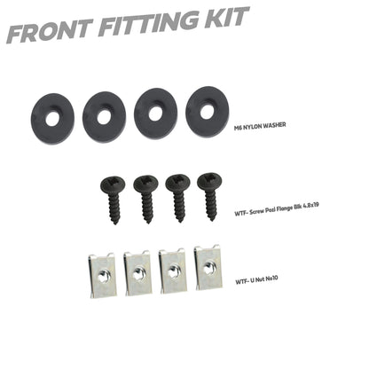 Front & Rear Mudflap Kit for Range Rover Sport L320 - Aftermarket