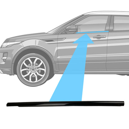 Genuine Front Left Window Moulding Trim for Range Rover Evoque
