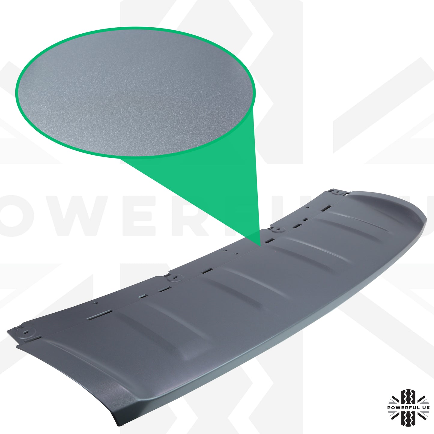 Genuine Front Tow Eye Cover for Range Rover Sport L494 2018+ - Dark Techno Silver