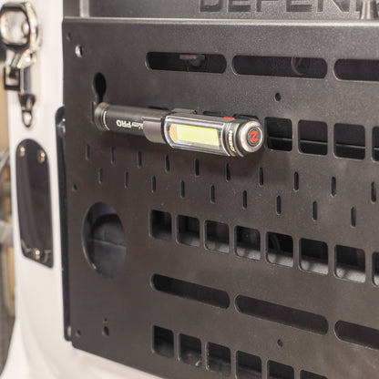 'Big Larry Pro' Torch + Mount Kit for Folding Picnic Table for Land Rover Defender L663 - Horizontal