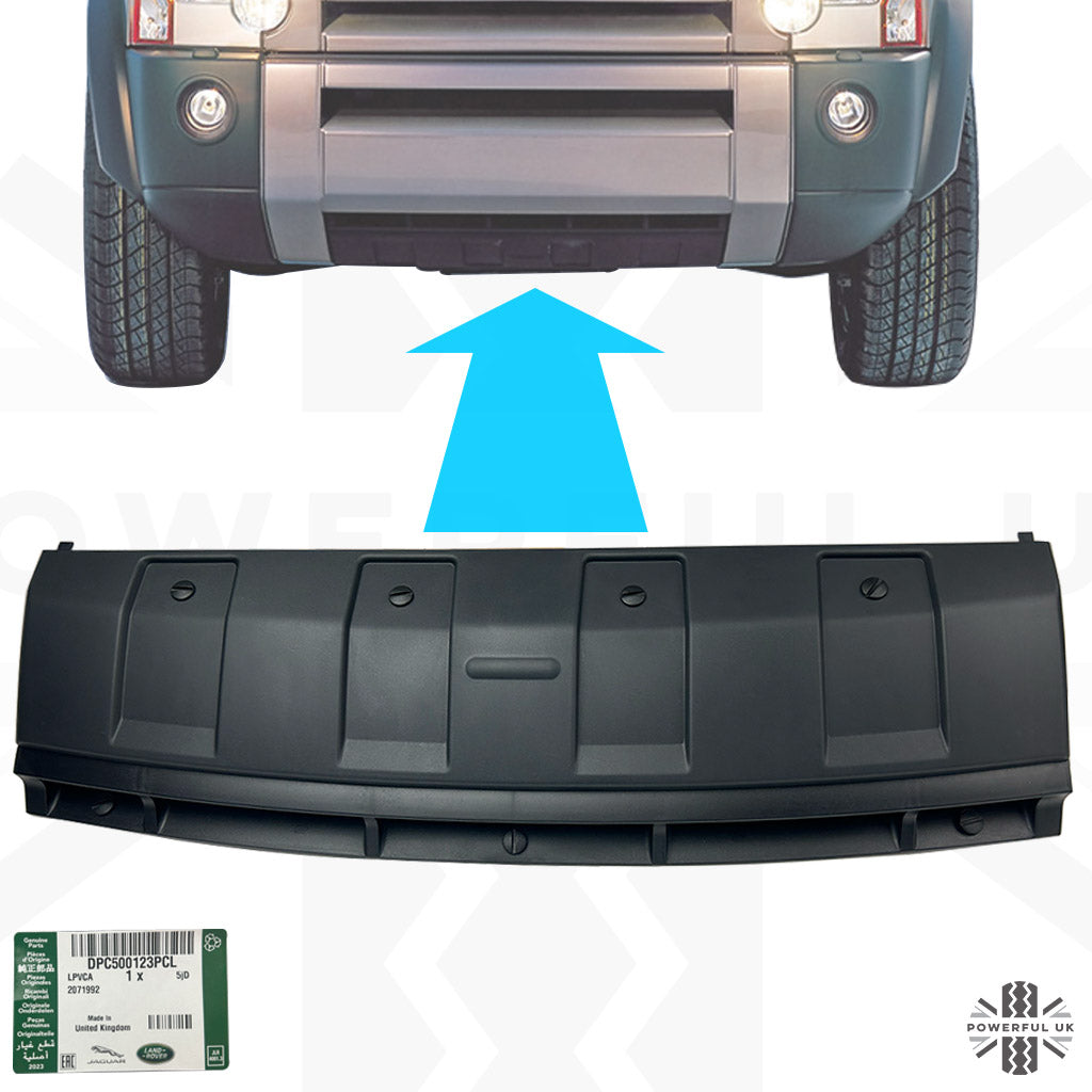 Genuine Front Tow Eye Cover with clips for Land Rover Discovery 3