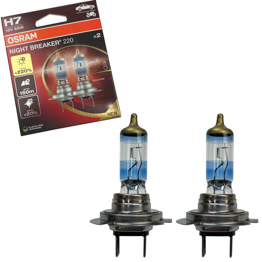 OSRAM H7 High Power Front Fog Lamp Bulbs for Range Rover L322 - Pair
