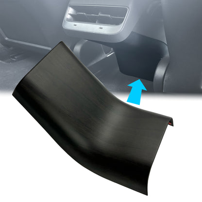 Rear Seat Air Vent 'Anti Kick' Cover in Oak Effect for Tesla Model 3