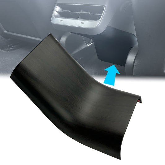 Rear Seat Air Vent 'Anti Kick' Cover in Oak Effect for Tesla Model 3