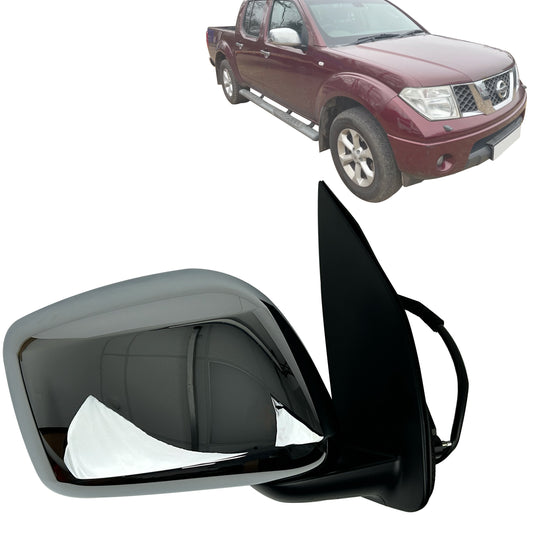 Chrome Wing Mirror Assembly for Nissan Navara D40 - Right