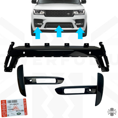 Genuine SVO Front Bumper Trim Surround & Fog Bezel kit for Range Rover L405 SVO