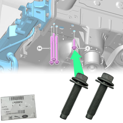 Genuine Rear Fixing Bolts for Tow Bar on Land Rover Defender L663 - 2pc