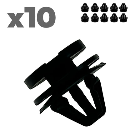 x10 Wheel Arch Plastic Trim Clips for Land Rover Discovery 3 / 4