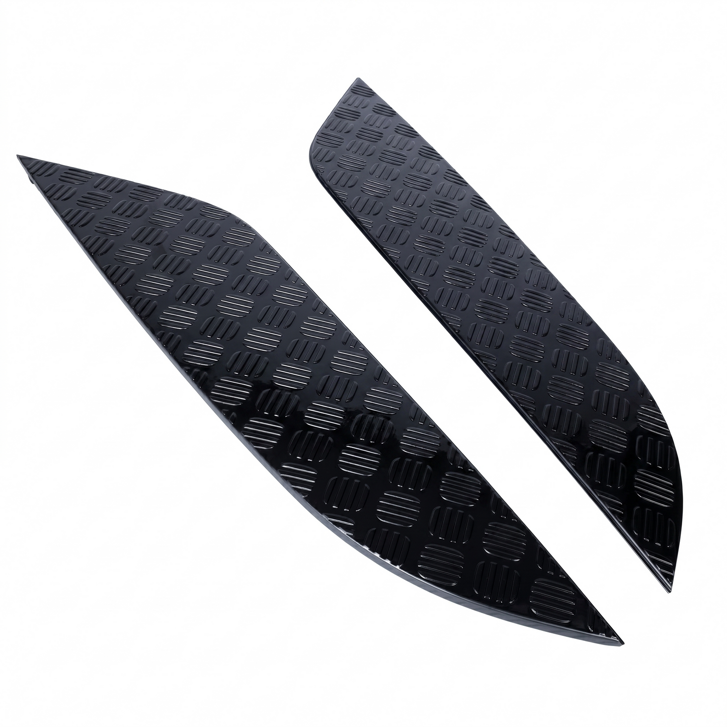Chequer Bonnet Trims (Genuine Take-Offs) for Land Rover Defender L663 - Gloss Black