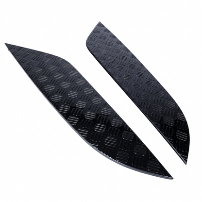 Chequer Bonnet Trims (Genuine Take-Offs) for Land Rover Defender L663 - Gloss Black
