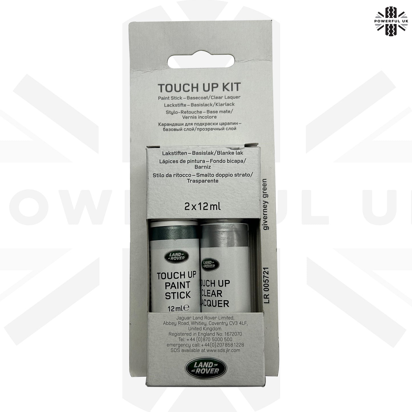 Genuine 'Giverney Green' Touch Up Paint Kit