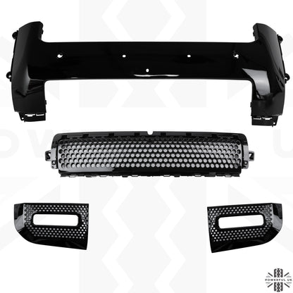 Front Bumper Kit for Land Rover Defender L663 - Gloss Black