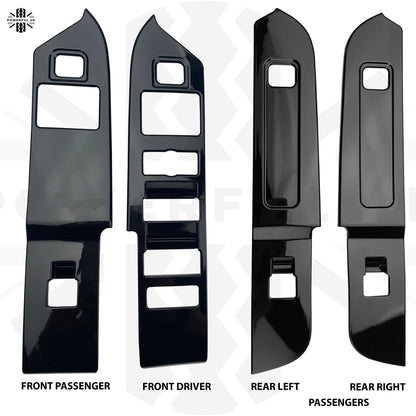 Window Switch Surround Trim - Gloss Black - for Land Rover Defender L663 RHD
