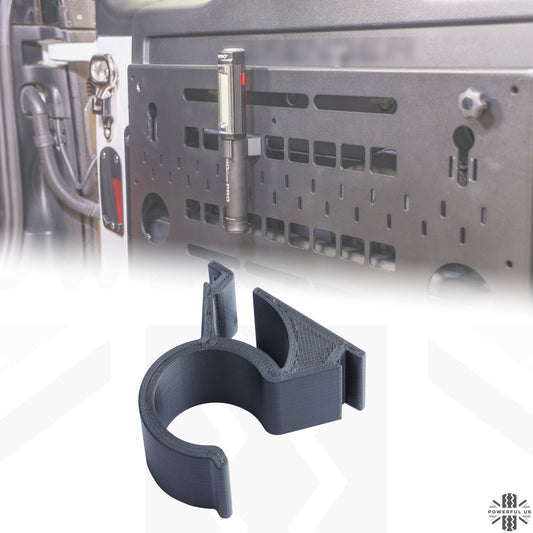 'Big Larry Pro' Torch Mount for Folding Picnic Table for Land Rover Defender L663 - Vertical