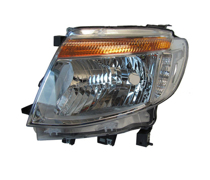 Headlight for Ford Ranger 2012-15 - Chrome Inner - LEFT