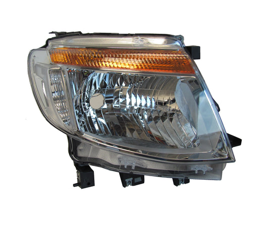 Headlight for Ford Ranger 2012-15 - Chrome Inner - RIGHT