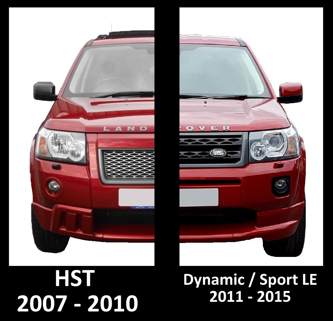 Front Bumper Body Kit - 3 pcs - Gloss Black - For Land Rover Freelander 2 Dynamic