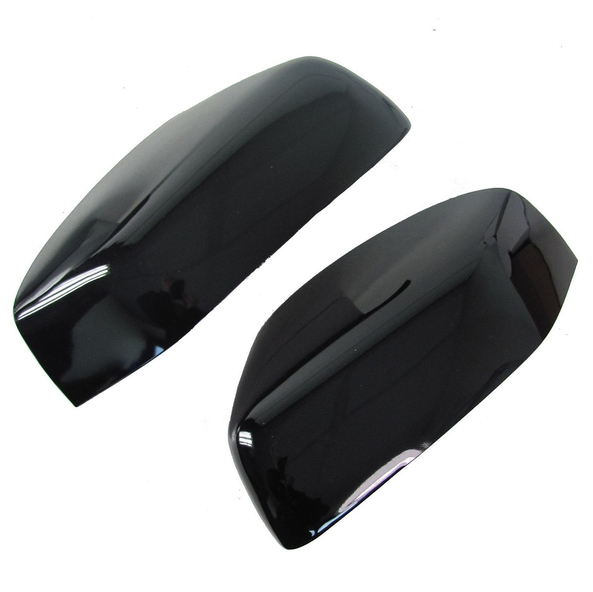 Top Half Mirror Covers for Land Rover Discovery 3 - Gloss Black