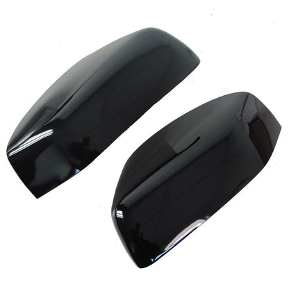 Top Half Mirror Covers for Land Rover Discovery 3 - Gloss Black