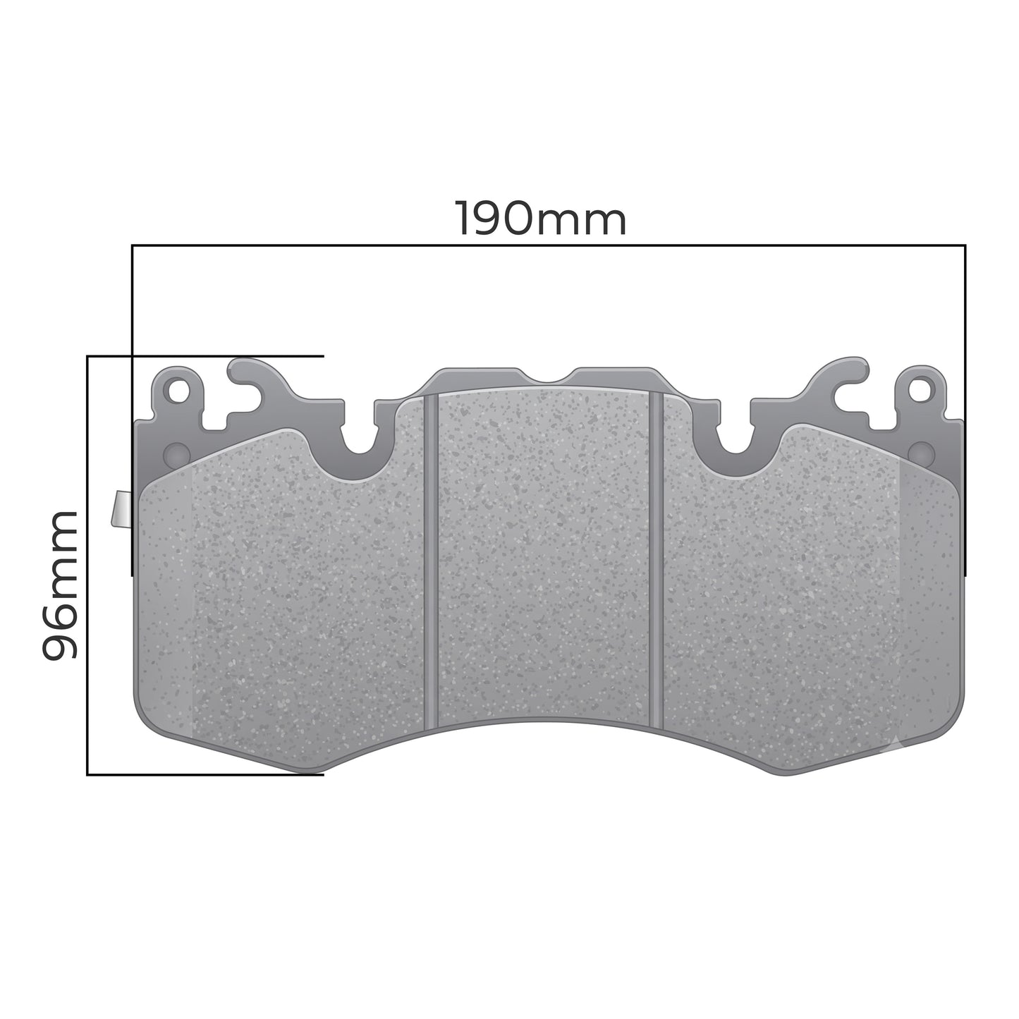 Hella Front Brake Pad Set for Range Rover L322 V8 (2010-12)