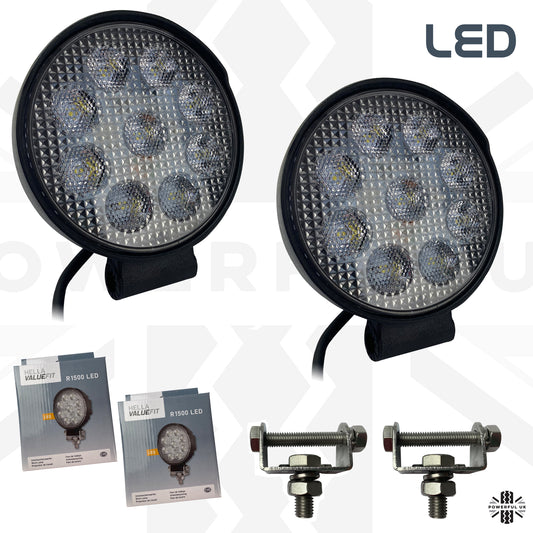Hella 4" Round Work Spot Light R1500 LED - 2pc