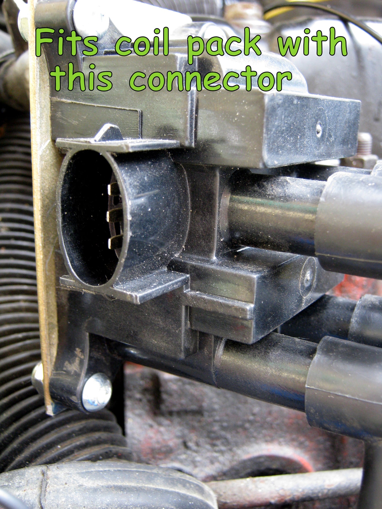 Ford EDIS Coilpack Connector Plug - Pre-wired With Loom