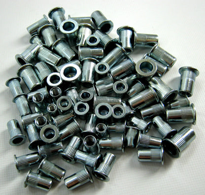 M4 M5 M6 Rivet Nut Selection Pack (80 pcs)