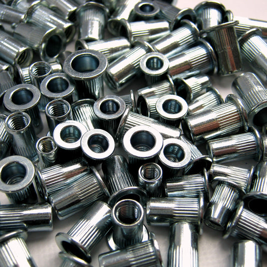 M4 M5 M6 Rivet Nut Selection Pack (80 pcs)