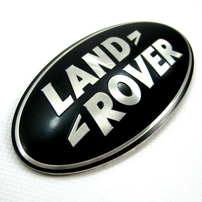 Genuine Rear Door Badge - Black & Silver - for Land Rover Discovery 3