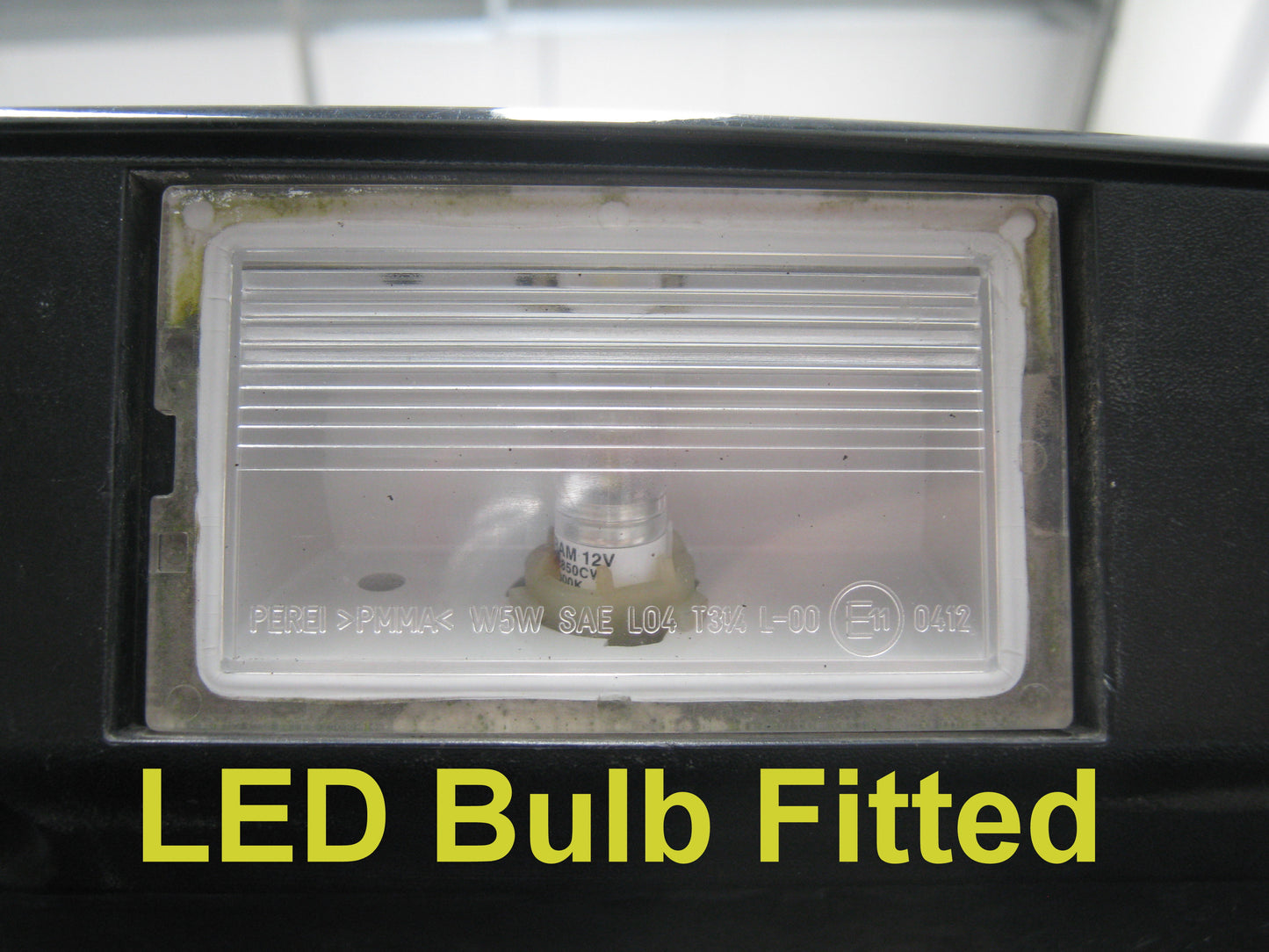 LED Rear Number Plate Light Bulb Upgrade - 2 pcs - White - for Range Rover Sport  L320