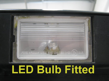 LED Rear Number Plate Light Bulb Upgrade - 2 pcs - White - for Range Rover Sport  L320