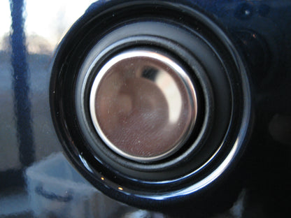 Tailgate Push Switch Cover Kit (Centre & Surround) in Stainless Steel for Range Rover Sport / P38