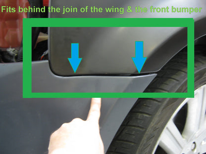 Front Bumper to Wing Mounting Brackets (LH & RH) for Range Rover Sport L320 2010 - Aftermarket
