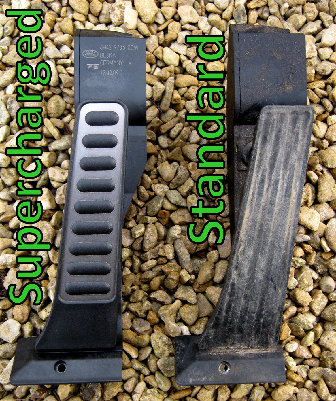 2pc Pedal Cover Kit for Range Rover L322