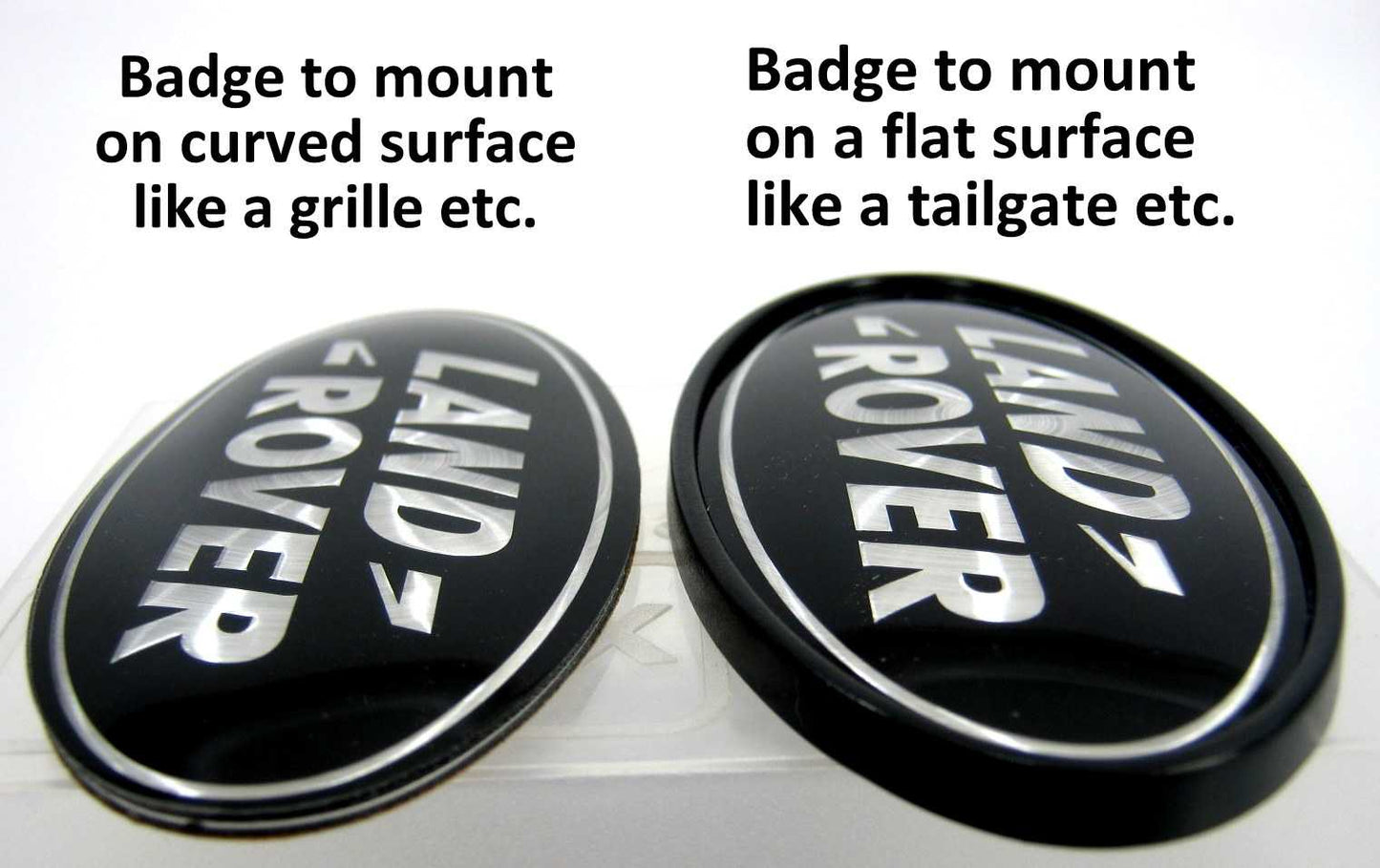 Genuine Front Grille Badge - Black & Silver - for Land Rover Discovery 5