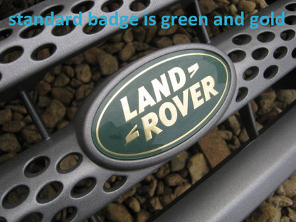 Genuine Front Grille Badge - Black & Silver - for Range Rover Sport L320 Supercharged