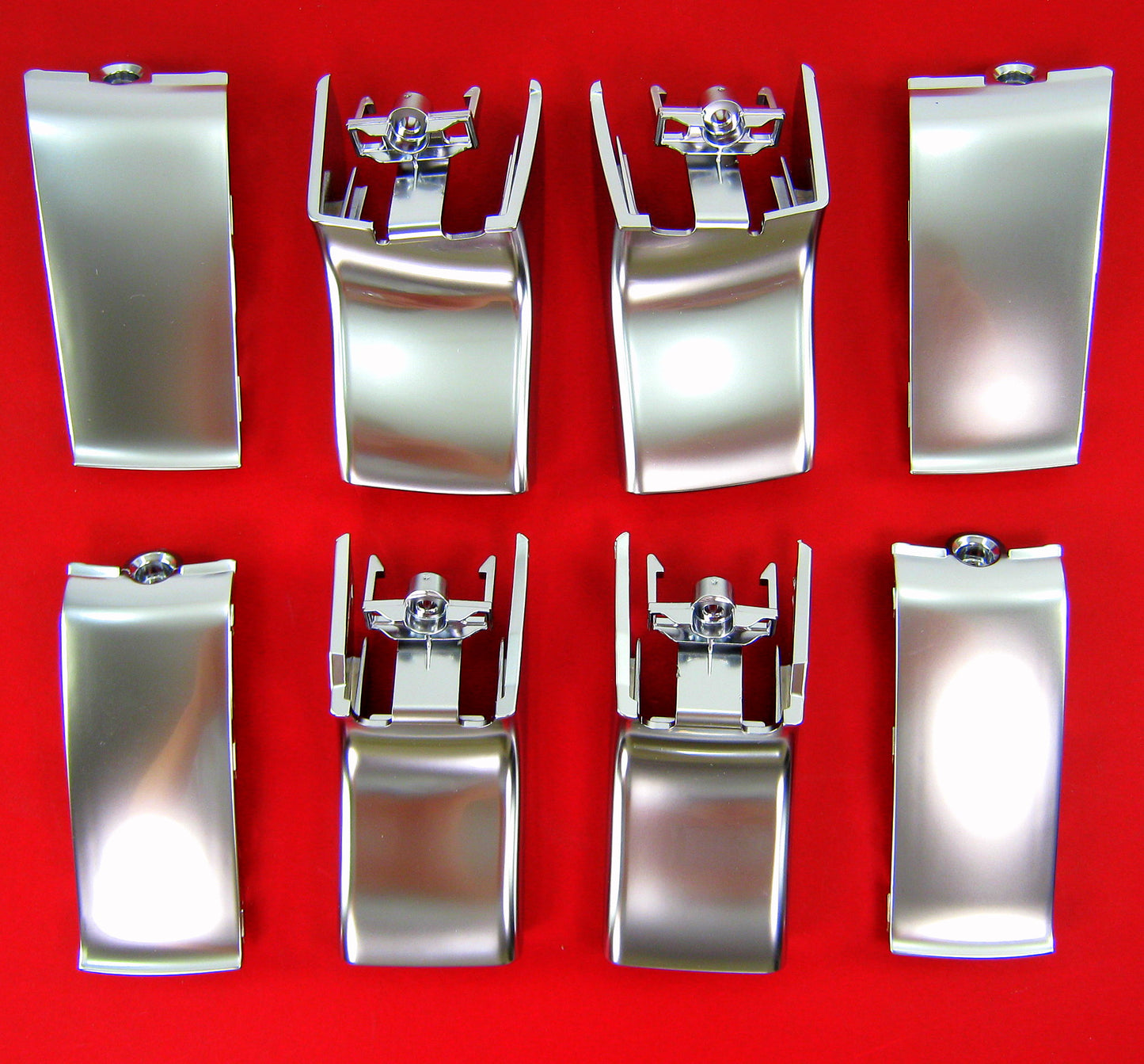 Steering Wheel Spoke Cover Kit ( 8 pcs ) for Range Rover L322 Genuine - Chrome