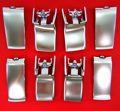 Steering Wheel Spoke Cover Kit ( 8 pcs ) for Range Rover L322 Genuine - Chrome