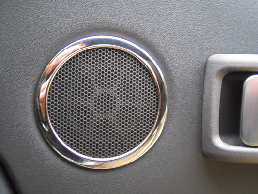 Speaker Ring Covers Stainless (Pair) for Range Rover L322