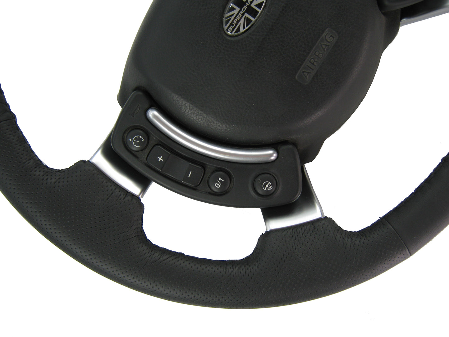 Steering Wheel - NON-Heated Napa - Perforated - with Chrome Spokes for Range Rover L322