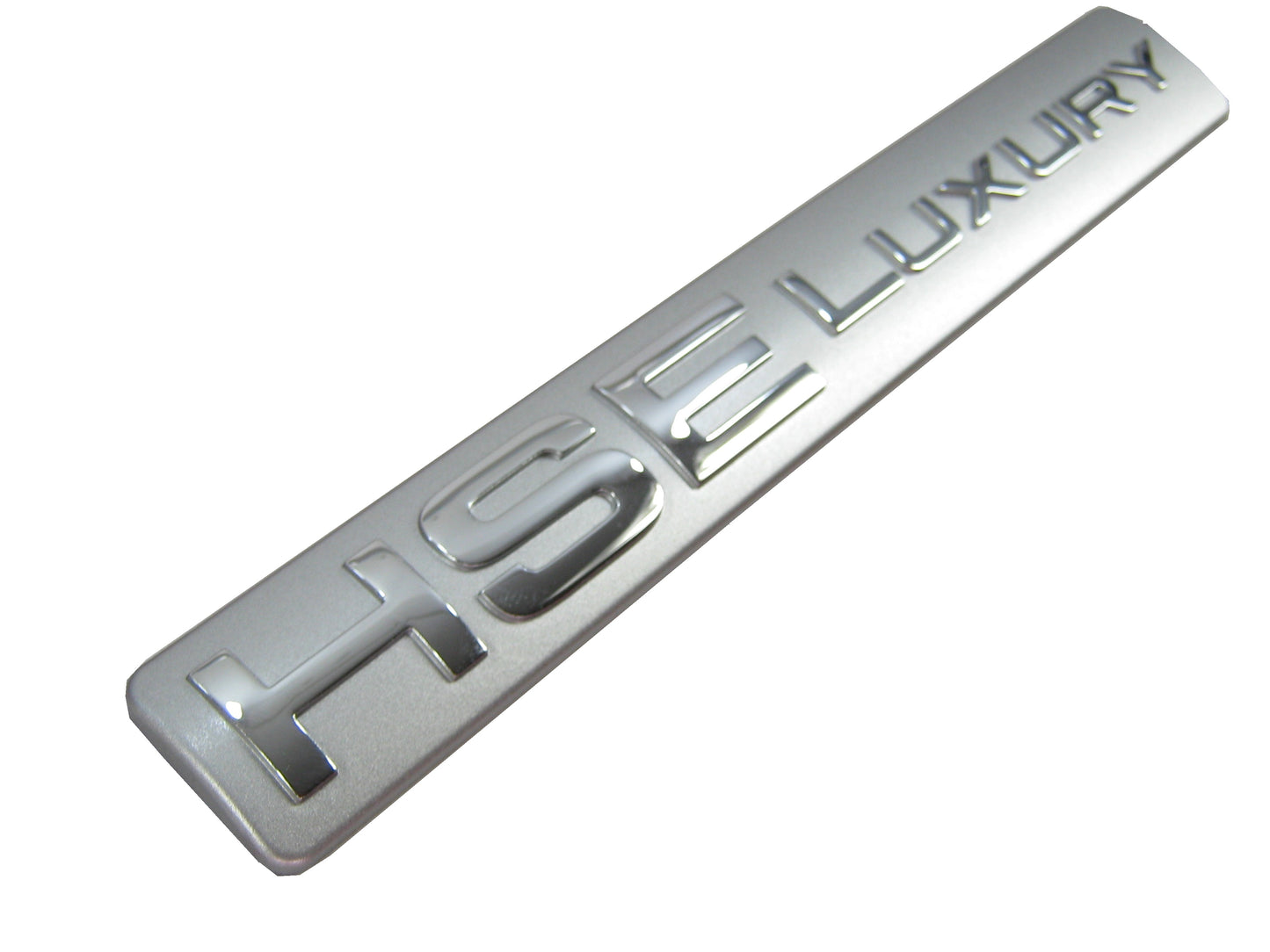 "HSE Luxury" Badge - Genuine - Silver / Chrome for Range Rover Sport