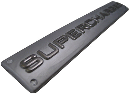 SUPERCHARGED Badge - Silver ( Genuine ) for Range Rover L322
